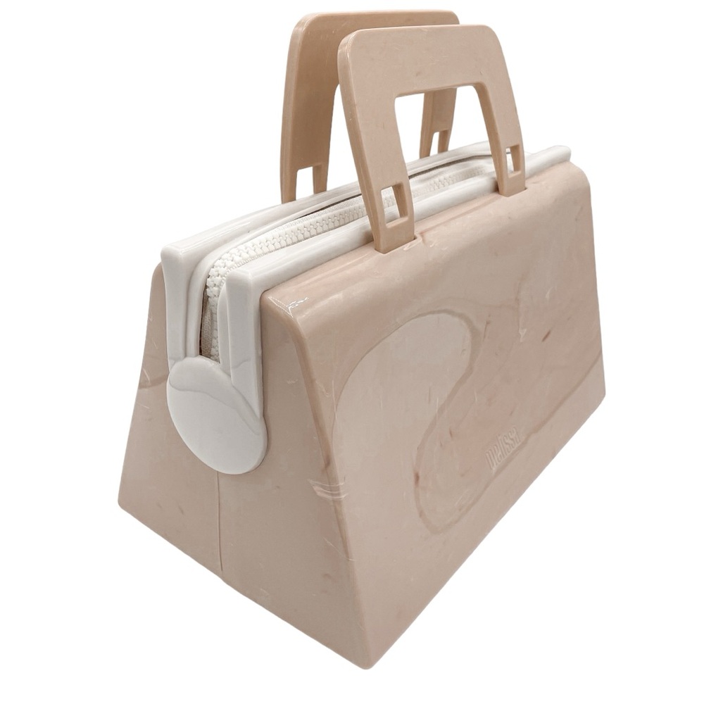 NWOT MELISSA Pink Marble Magic Bag